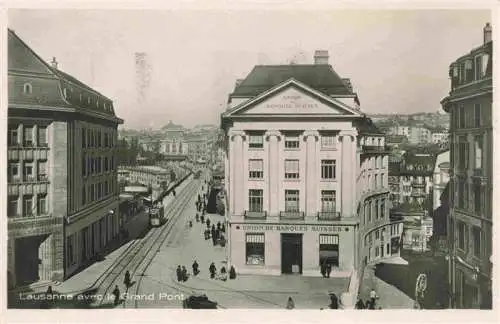 AK / Ansichtskarte  LAUSANNE_VD avec le Grand Pont