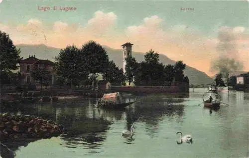 AK / Ansichtskarte  Lavena_Ponte_Tresa_TI Panorama Lago di Lugano