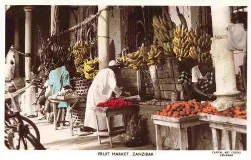 AK / Ansichtskarte 73972968 Zanzibar_Sansibar_Tanzania Fruit Market