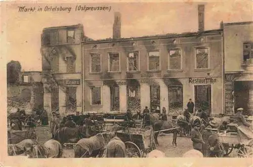 AK / Ansichtskarte  Ortelsburg_Ostpreussen_Szczytno_PL Markt