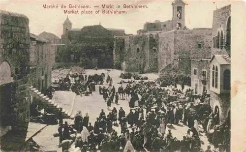 AK / Ansichtskarte  Bethlehem__Yerushalayim_Israel Marktplatz