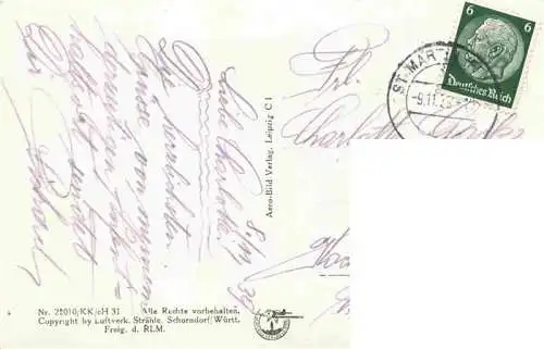 AK / Ansichtskarte  St_Martin_Weinstrasse_Pfalz Fliegeraufnahme