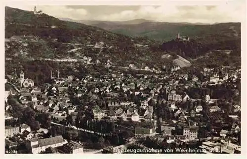 AK / Ansichtskarte  Weinheim_Bergstrasse_BW Fliegeraufnahme