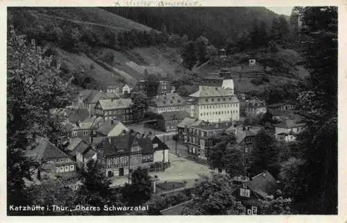 AK / Ansichtskarte  Katzhuette_Thueringen Oberes Schwarzatal Panorama