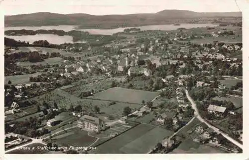 AK / Ansichtskarte  Murnau_Staffelsee Fliegeraufnahme Feldpost