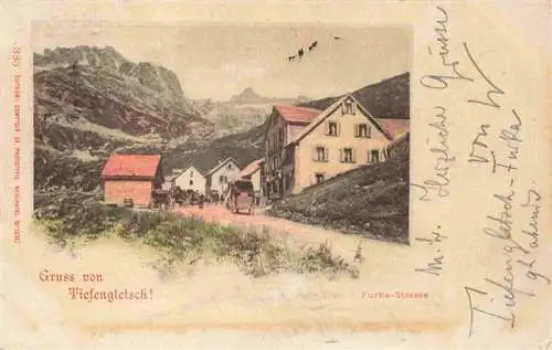 AK / Ansichtskarte  Tiefengletsch_Tiefengletscher_Realp_UR Ortspartie