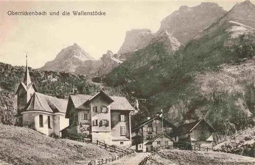 AK / Ansichtskarte  Oberricken_SG mit Kirche und Wallenstoecken