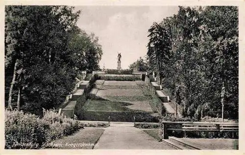 AK / Ansichtskarte 73973090 INSTERBURG_Tschernjachowsk_Kaliningrad_RU Stadtpark Kriegerdenkmal