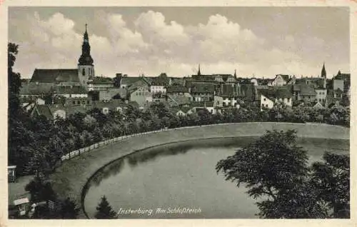 AK / Ansichtskarte 73973092 INSTERBURG_Tschernjachowsk_Kaliningrad_RU Am Schlossteich