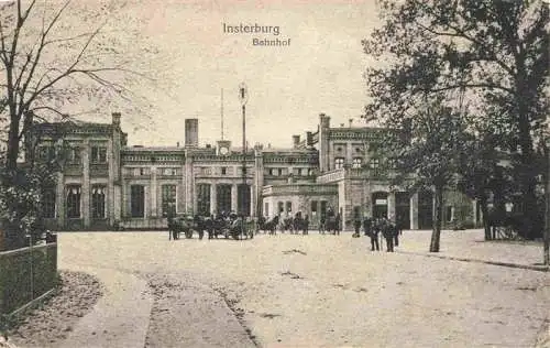 AK / Ansichtskarte  INSTERBURG_Tschernjachowsk_Kaliningrad_RU Bahnhof Feldpost