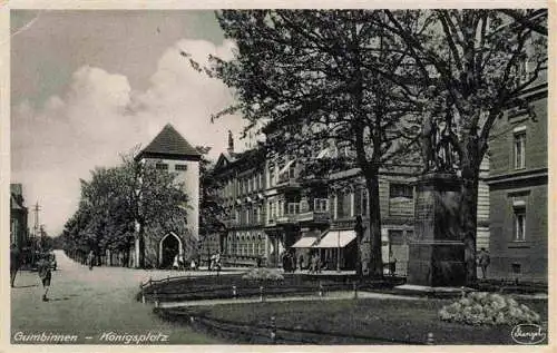 AK / Ansichtskarte  GUMBINNEN_Goesev_Gussew_Oblast_Kaliningrad_RU Koenigsplatz