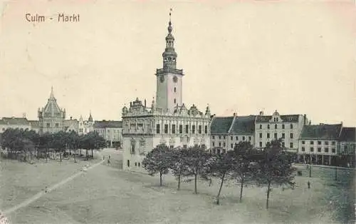 AK / Ansichtskarte  Culm__Weichsel_Westpreussen_Chelmno_nad_Wisla_PL Markt Kirche