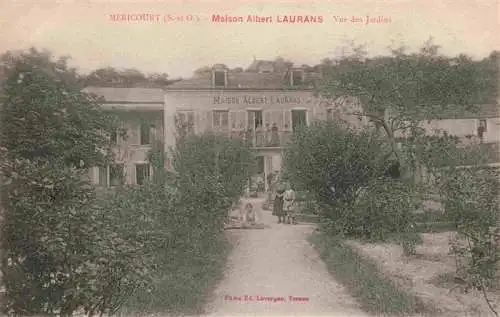 AK / Ansichtskarte  Mericourt_78_Yvelines Maison Albert Laurans Vue des Jardins