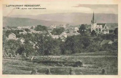 AK / Ansichtskarte 73973171 Rengsdorf Blick vom Roemergraben mit Kirche