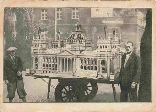 AK / Ansichtskarte  Dittersbach_Kamnitz_Jetrichovice_CZ Modell des Reichtagsgebaeudes von Glauer und Schoebel