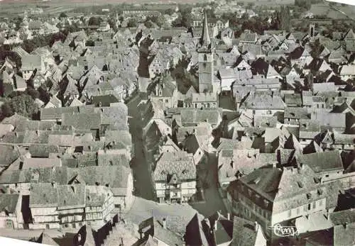 AK / Ansichtskarte  Obernai_Alsace_Oberehnheim_Elsass_67 Vue aerienne La Place de l'Etoile