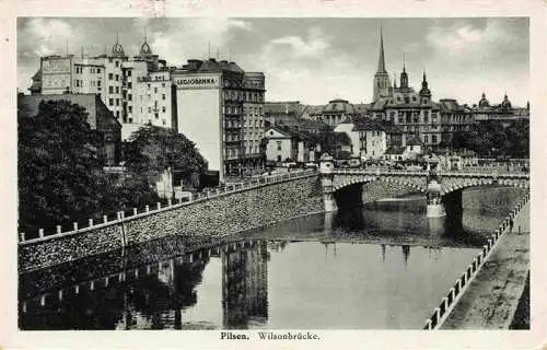 AK / Ansichtskarte  Pilsen_PLZEN_CZ Wilsonbruecke