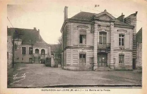 AK / Ansichtskarte  Ingrandes-sur-Loire_49_Maine-et-Loire La Mairie et la Poste