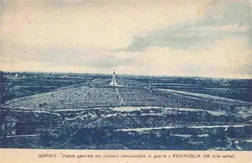 AK / Ansichtskarte  Gorizia_Goerz_IT Veduta generale del cimitero monumentale di guerra a Redipuglia Soldatenfriedhof