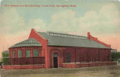 AK / Ansichtskarte  Springfield_Massachusetts_USA New Animal and Bird Building Forest Park