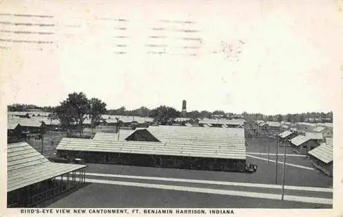 AK / Ansichtskarte  Fort_Benjamin_Harrison_Indianapolis_Indiana_USA Bird's-eye view New Cantonment