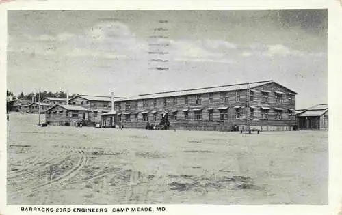 AK / Ansichtskarte 73973373 Camp_Meade_Middlesex_Vermont_USA Barracks 23rd Engineers