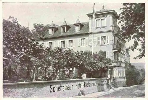 AK / Ansichtskarte 73973392 Heidelberg__Neckar Waldhorn ob der Bruck Scheffelhaus