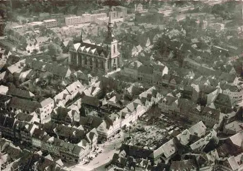 AK / Ansichtskarte  WOLFENBueTTEL Innenstadt Fliegeraufnahme mit Marienkirche