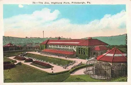 AK / Ansichtskarte  Pittsburgh_Pennsylvania_USA The Zoo Highland Park