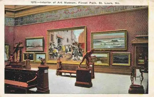 AK / Ansichtskarte 73973417 St_Louis_Missouri_MO_USA Interior of Art Museum