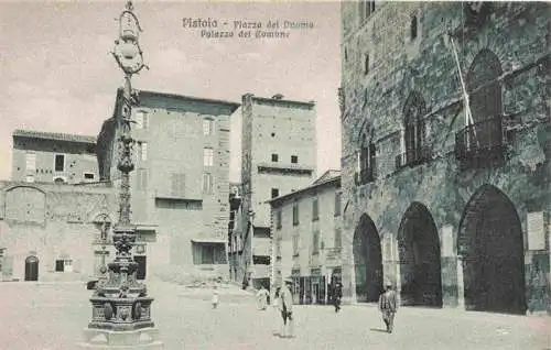 AK / Ansichtskarte  Pistoia_Toscana_IT Piazza del Duomo Palazzo del Comune