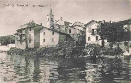 AK / Ansichtskarte  Isola-dei-Pescatori_Stresa_Lago_Maggiore_IT Ansicht vom See aus