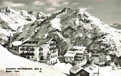 AK / Ansichtskarte 73973531 Hochsoelden_Tirol_AT Wintersportplatz Alpen Hoteldorf oetztaler Alpen
