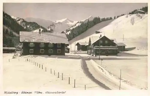 AK / Ansichtskarte  Boedmen_Mittelberg_Vorarlberg_AT Winterpanorama Kleinwalsertal