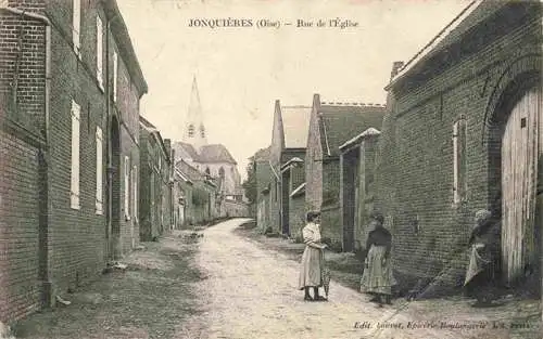 AK / Ansichtskarte  Jonquieres_60_Oise Rue de l'Eglise