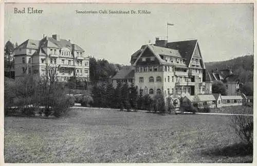 AK / Ansichtskarte 73973557 Bad_Elster_Vogtland_Sachsen Sanatorium Geh Sanitaetsrat Dr Koehler