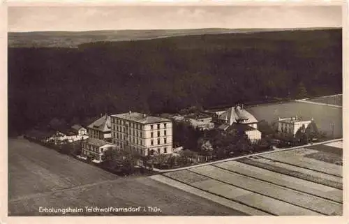 AK / Ansichtskarte 73973560 Teichwolframsdorf Erholungsheim Fliegeraufnahme