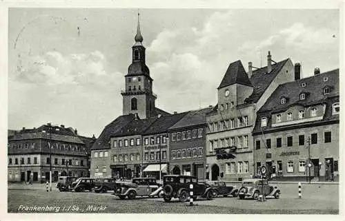 AK / Ansichtskarte  Frankenberg__Sachsen Markt