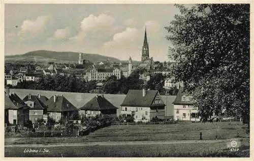 AK / Ansichtskarte  Loebau_Sachsen Ortsansicht Feldpost