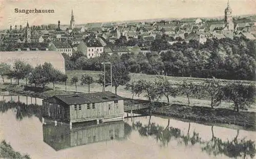 AK / Ansichtskarte  Sangerhausen__Suedharz Panorama Feldpost