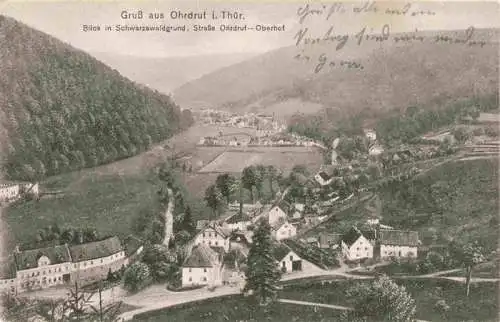 AK / Ansichtskarte  Ohrdruf Schwarzwaldgrund Strasse Feldpost