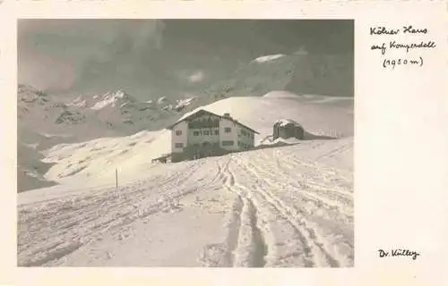 AK / Ansichtskarte  Serfaus_Tirol Koelner Haus auf Komperdell Winterpanorama Alpen