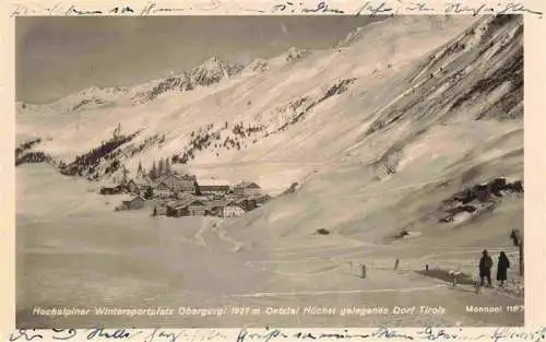 AK / Ansichtskarte  Obergurgl_Soelden_oetztal_Tirol Panorama Hochalpiner Wintersportplatz oetztaler Alpen