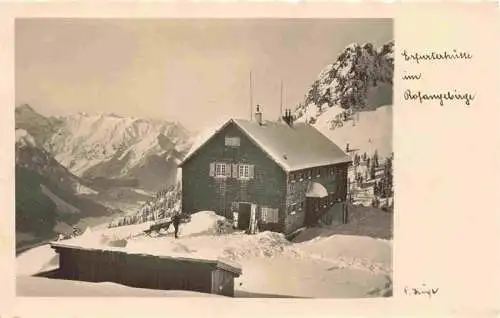 AK / Ansichtskarte  Eben_Achensee Erfurterhuette im Rofangebirge Winterpanorama