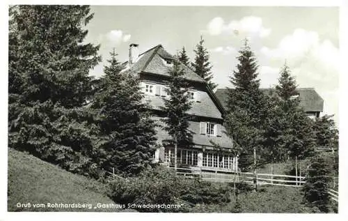 AK / Ansichtskarte  Rohrhardsberg_Schonach Gasthaus Schwedenschanze