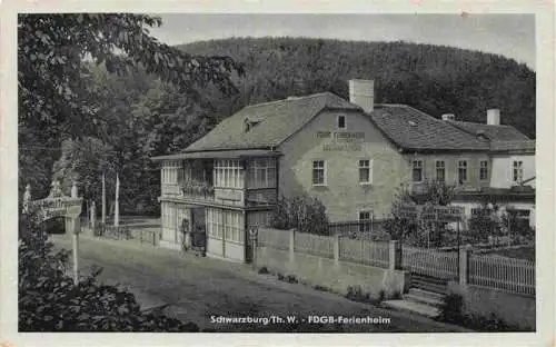 AK / Ansichtskarte  Schwarzburg_Rudolstadt_Thueringen FDGB Ferienheim