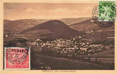 AK / Ansichtskarte  Graslitz_Kraslice_CZ Blick vom Schoenauerberg