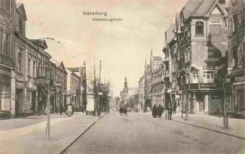 AK / Ansichtskarte 73973910 INSTERBURG_Tschernjachowsk_Kaliningrad_RU Hindenburgstrasse Feldpost