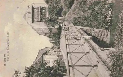 AK / Ansichtskarte  INSTERBURG_Tschernjachowsk_Kaliningrad_RU Blick in die Koenigsberger Strasse Feldpost