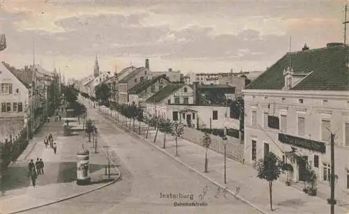 AK / Ansichtskarte  INSTERBURG_Tschernjachowsk_Kaliningrad_RU Bahnhofstrasse Feldpost